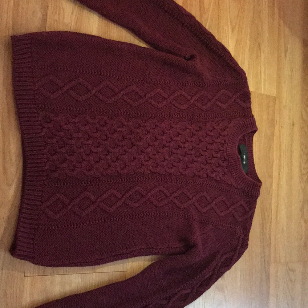 Burgundy Sweater